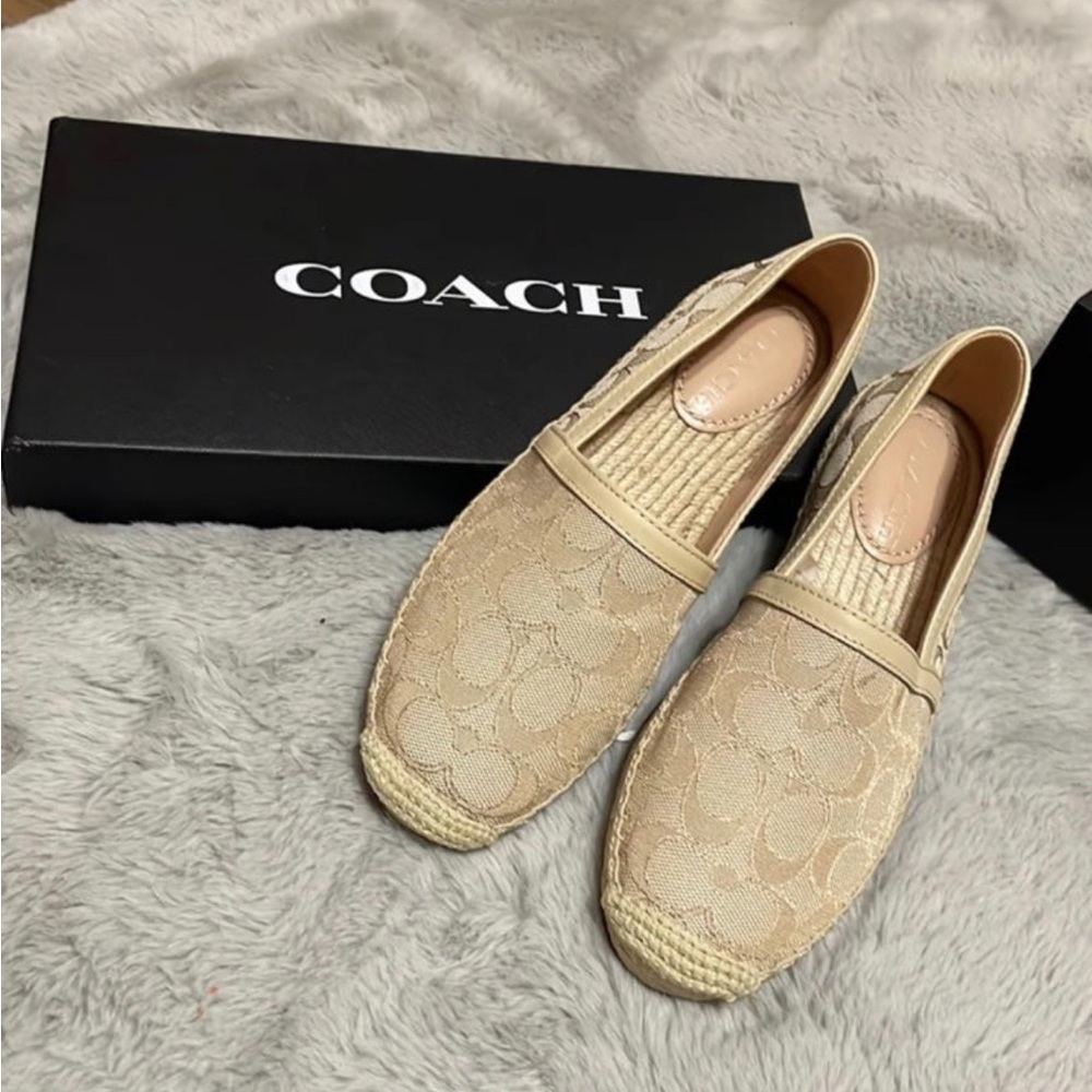 Never worn Coach Espadrilles!!